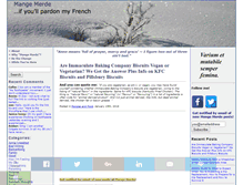 Tablet Screenshot of mangemerde.com